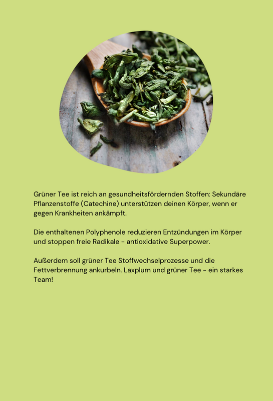 Laxplum Kräuterummantelung Verstopfung Grüner Tee mobil